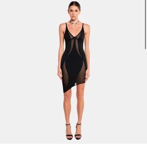 OW Collection - SWIRL Mini Dress